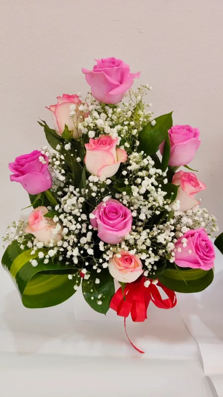 3 Mix fresh flower purple Rose