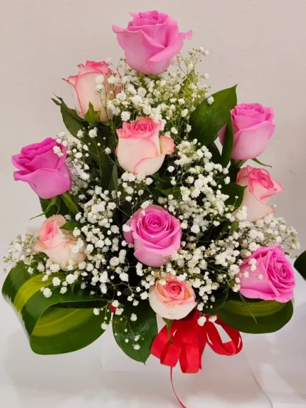 3 Mix fresh flower purple Rose